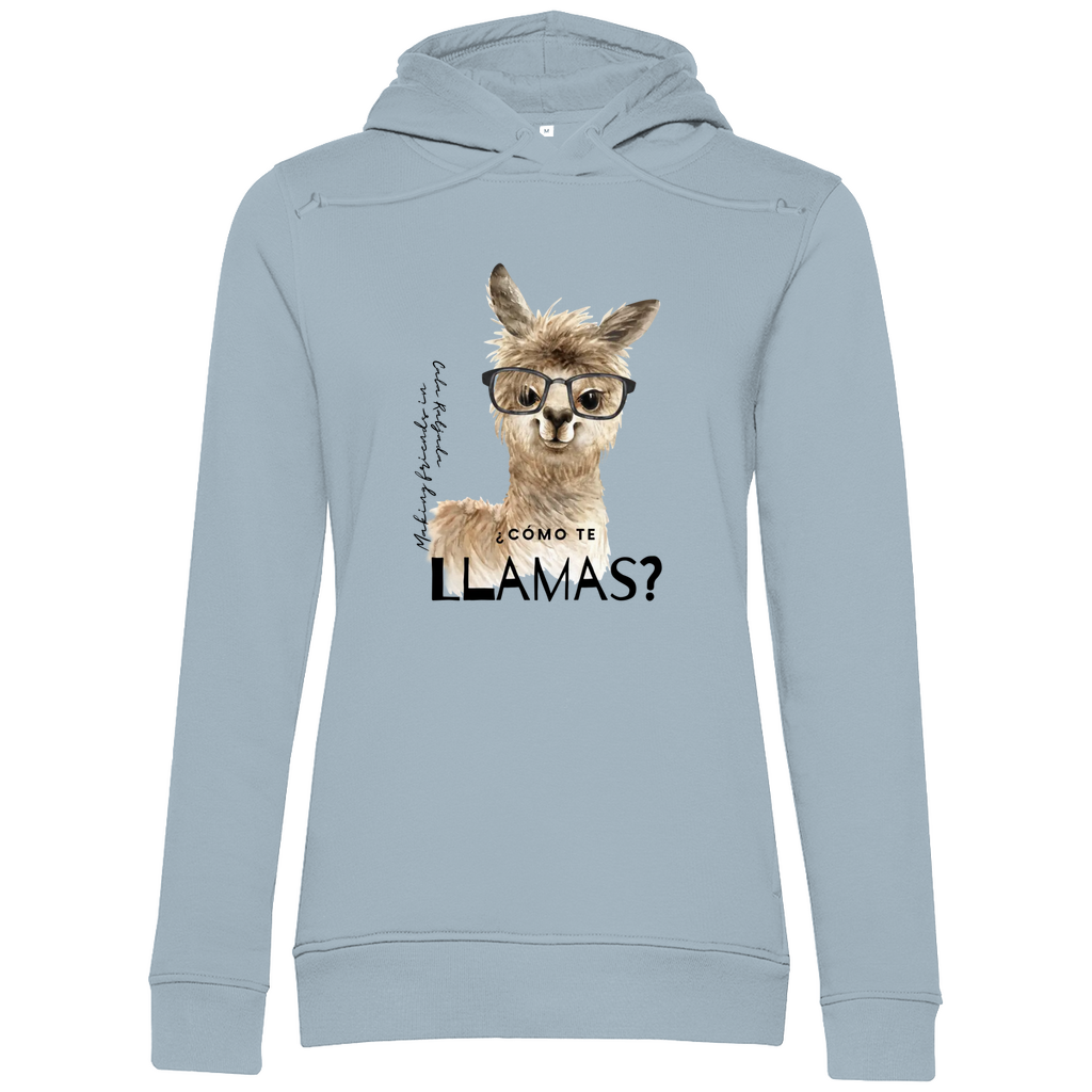 Cómo te llamas? • Premium Bio Hoodie • Chica