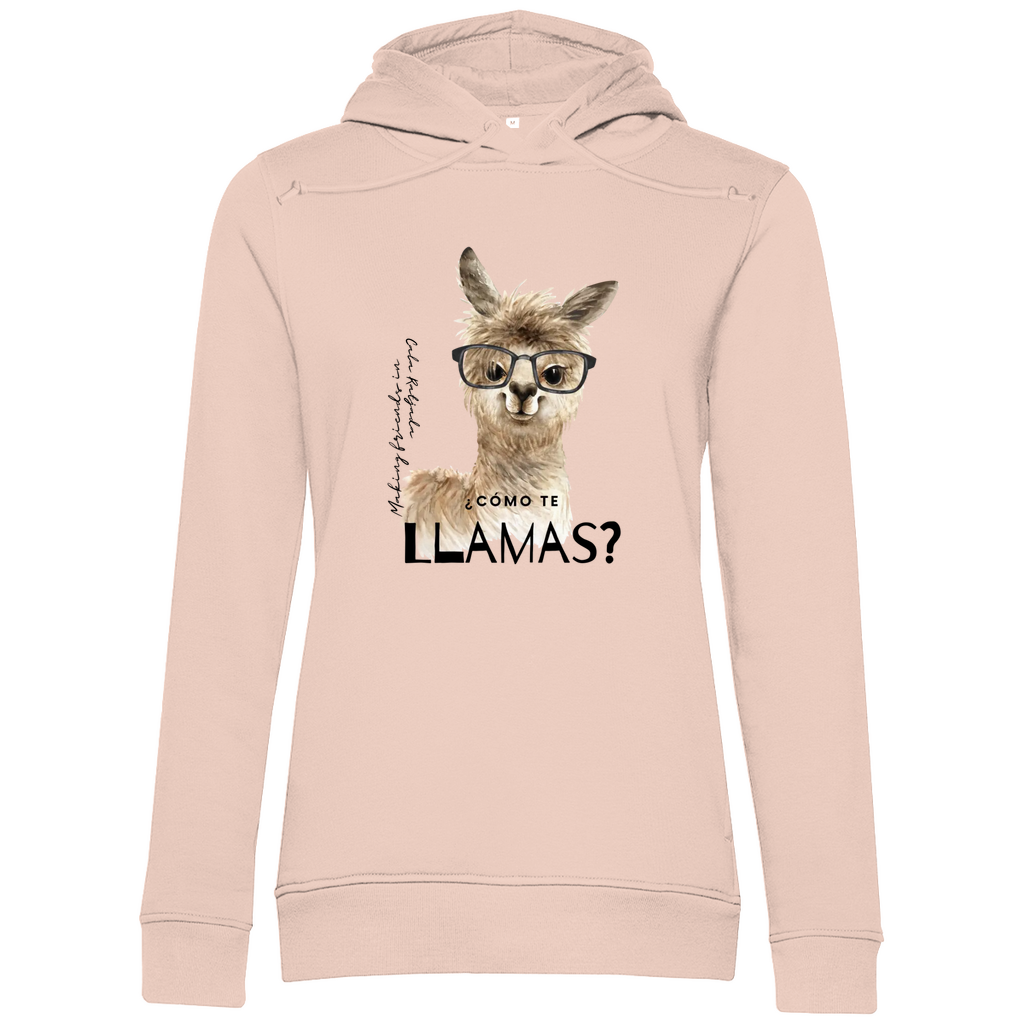 Cómo te llamas? • Premium Bio Hoodie • Chica