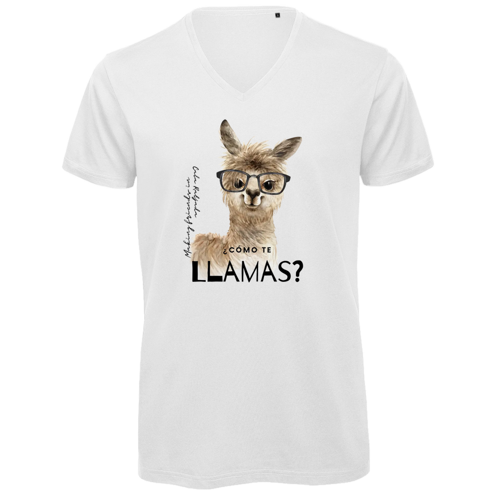 Cómo te llamas? • Premium Bio V-Neck T-Shirt • Chico