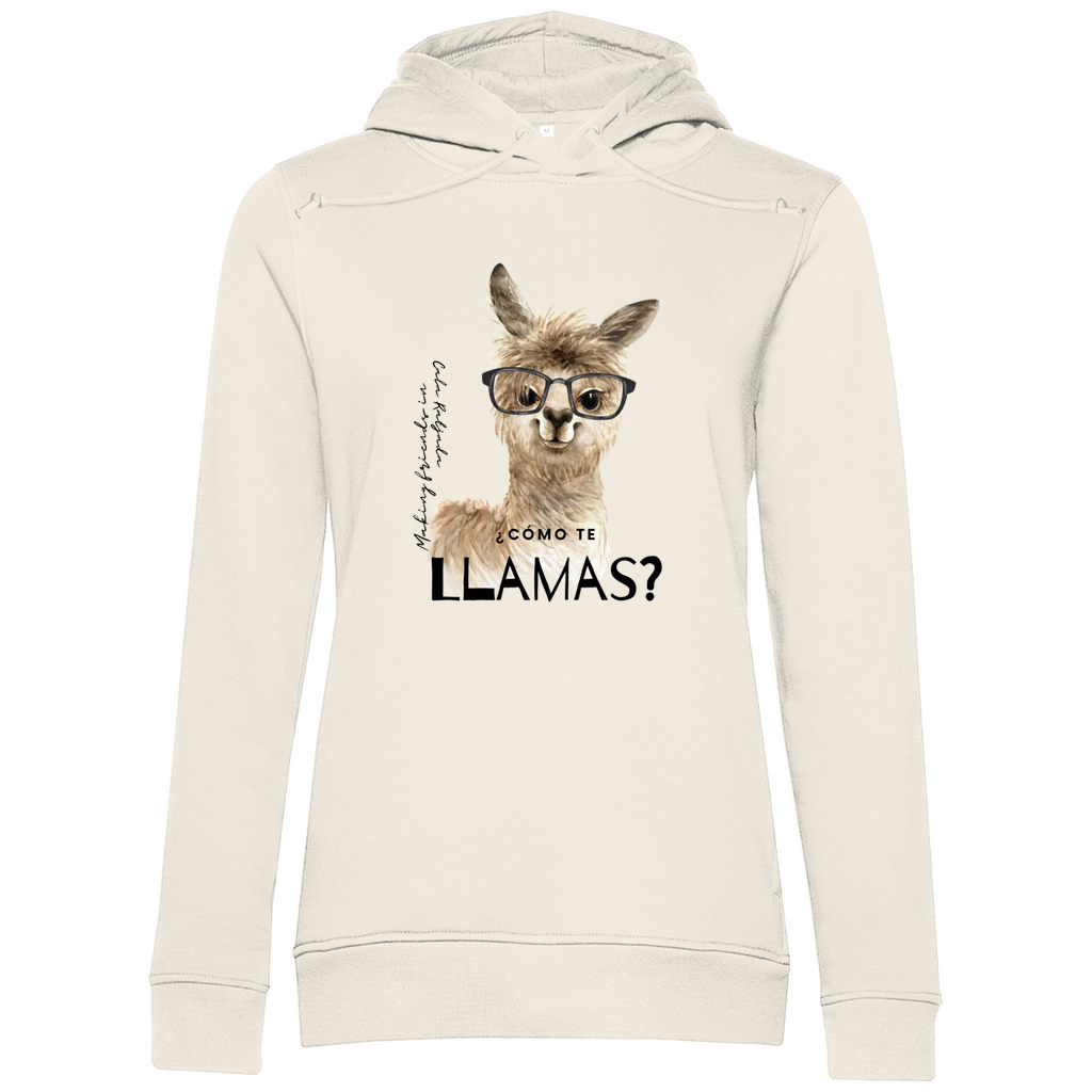 Cómo te llamas? • Premium Bio Hoodie • Chica