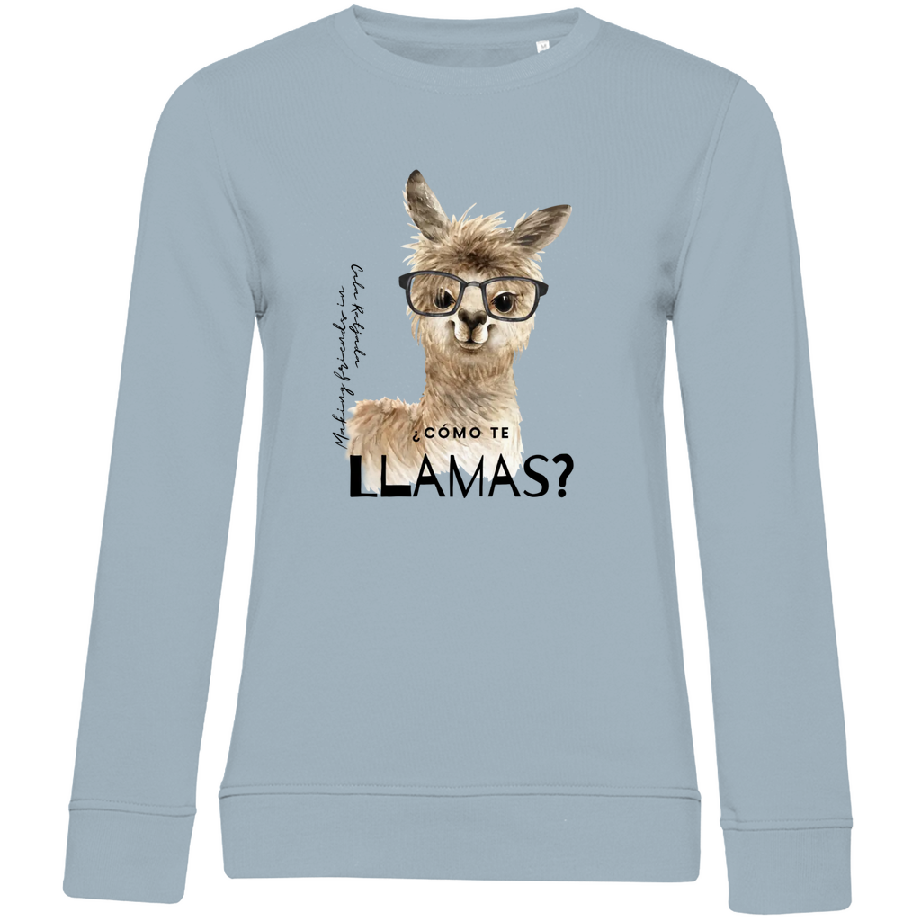 Cómo te llamas? • Premium Bio Sweatshirt • Chica