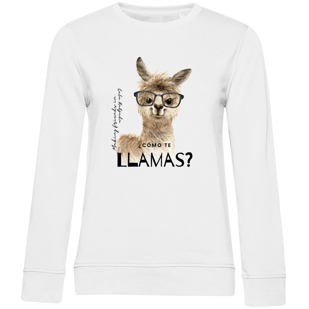 Cómo te llamas? • Premium Bio Sweatshirt • Chica