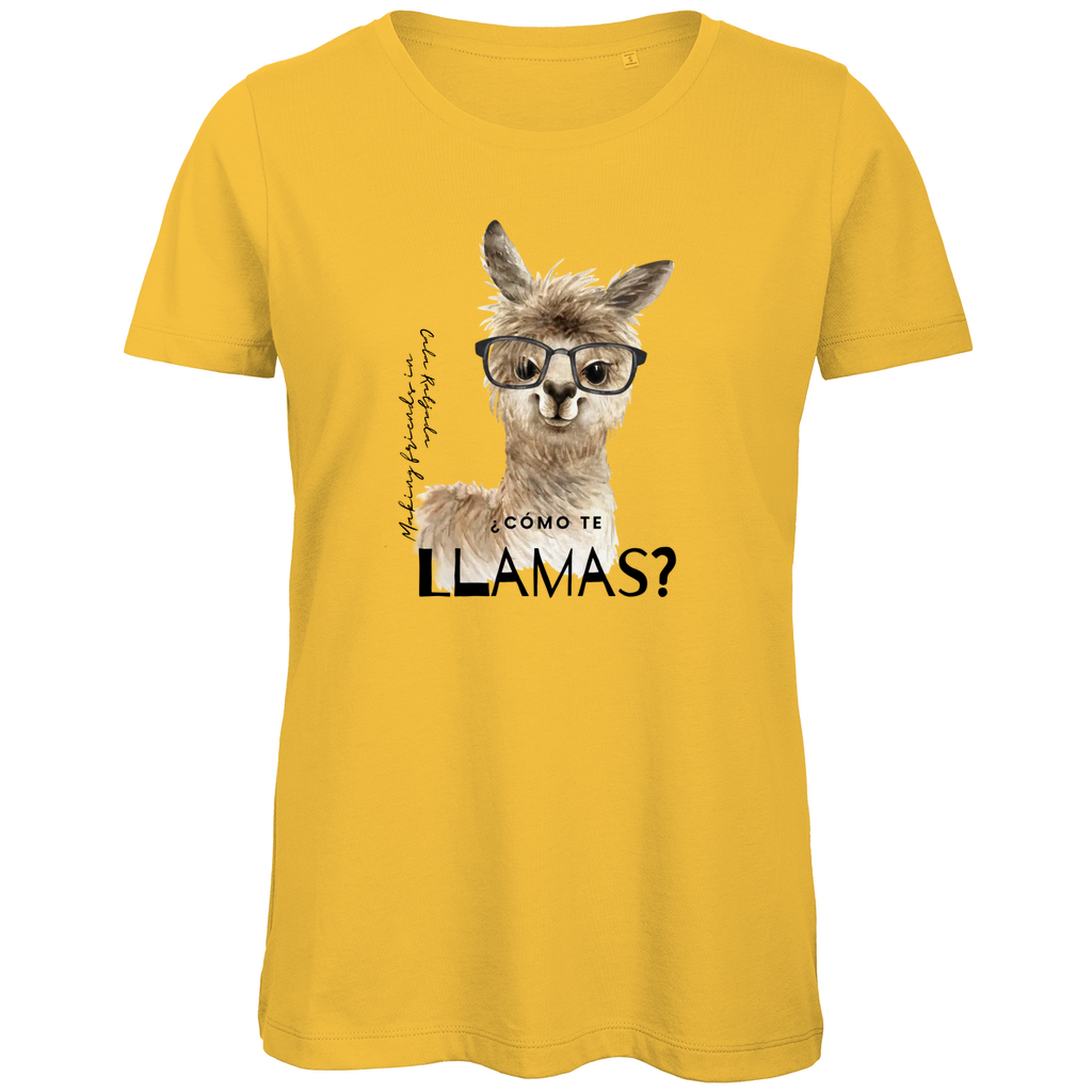 Cómo te llamas? • Premium Bio T-Shirt • Chica