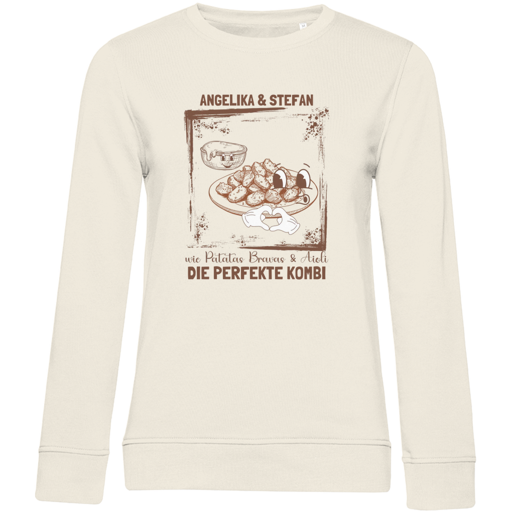 Patatas Bravas & Aioli • Premium Bio Sweatshirt • Chica