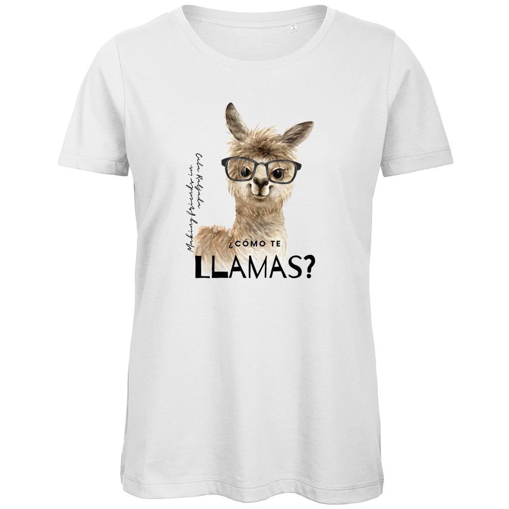 Cómo te llamas? • Premium Bio T-Shirt • Chica