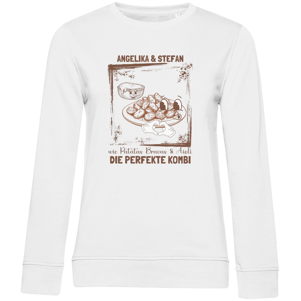 Patatas Bravas & Aioli • Premium Bio Sweatshirt • Chica