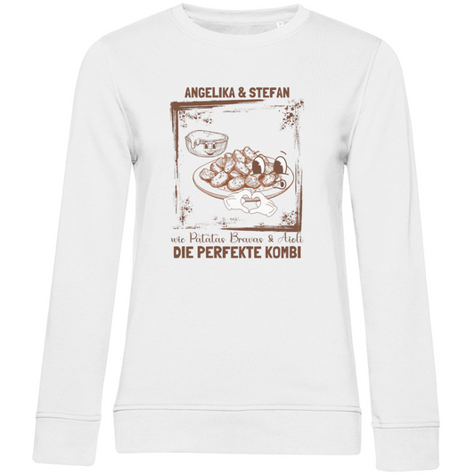 Patatas Bravas & Aioli • Premium Bio Sweatshirt • Chica