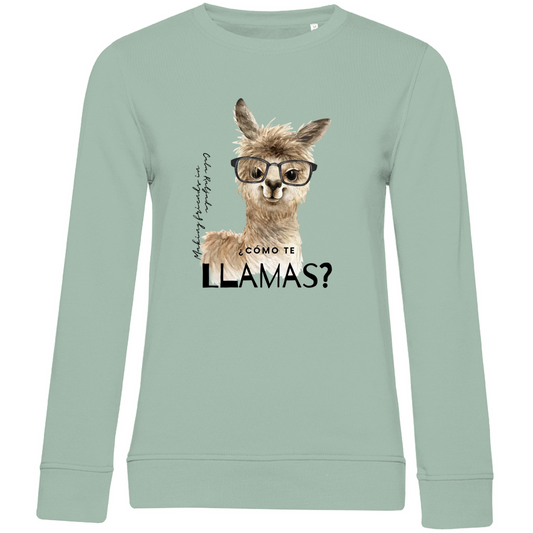 Cómo te llamas? • Premium Bio Sweatshirt • Chica