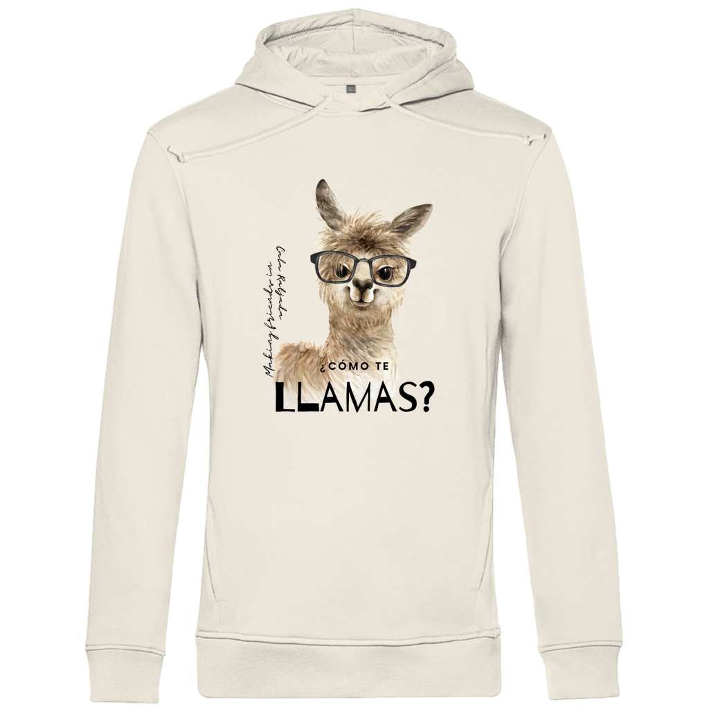 Cómo te llamas? • Premium Bio Hoodie • Chico