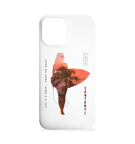 Life is a beach - Enjoy the waves • Iphone 12 Max Handyhülle • Personalisierbar!