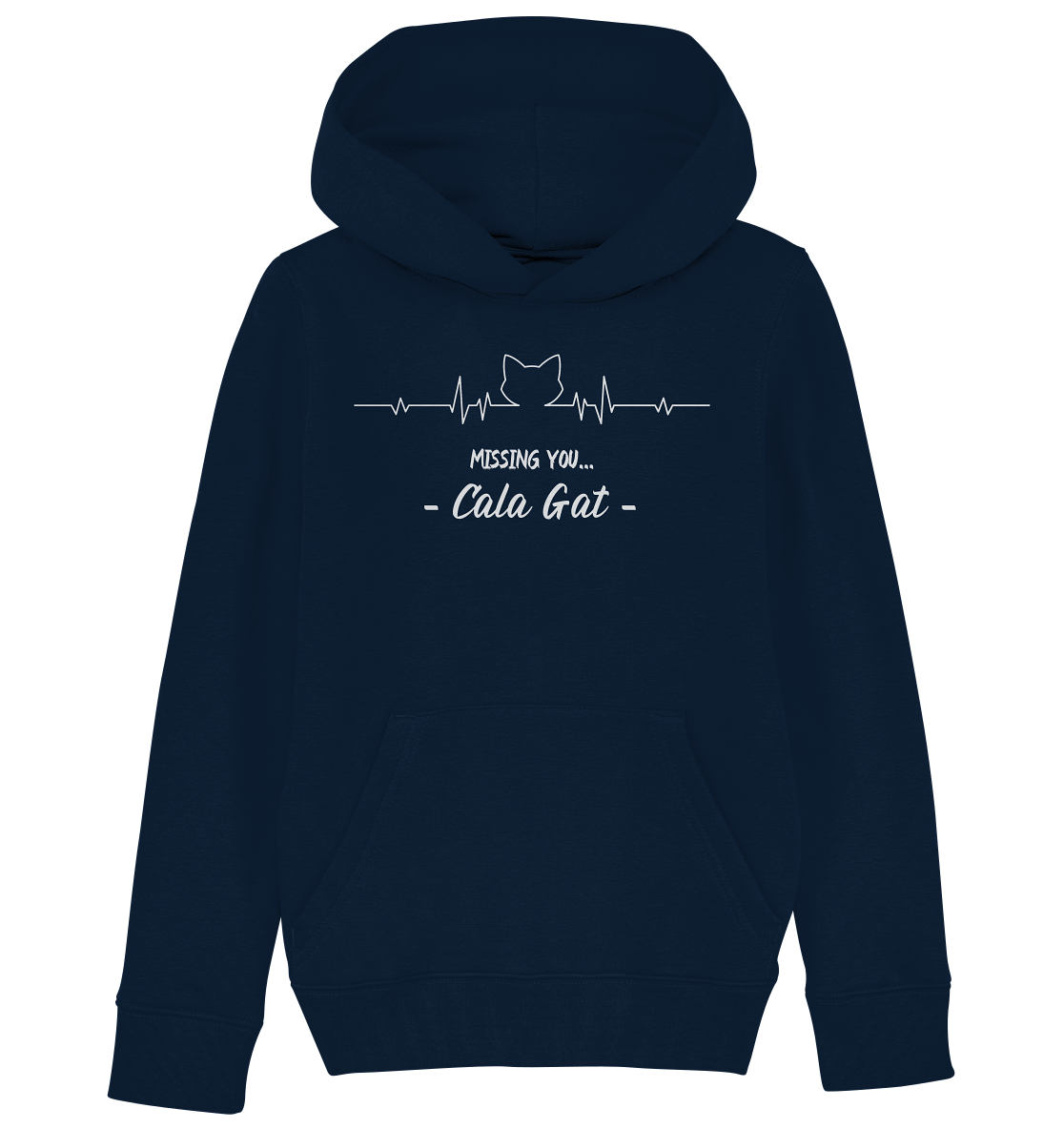 Missing you 'Cala Gat' (Winter Edition) • Kids Organic Hoodie