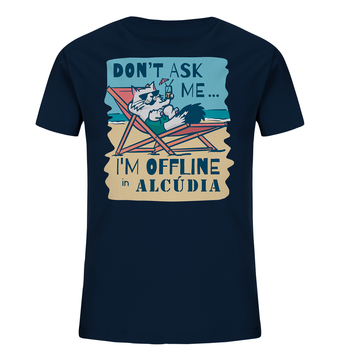 Don't ask me... I'm offline • Kids Organic Shirt