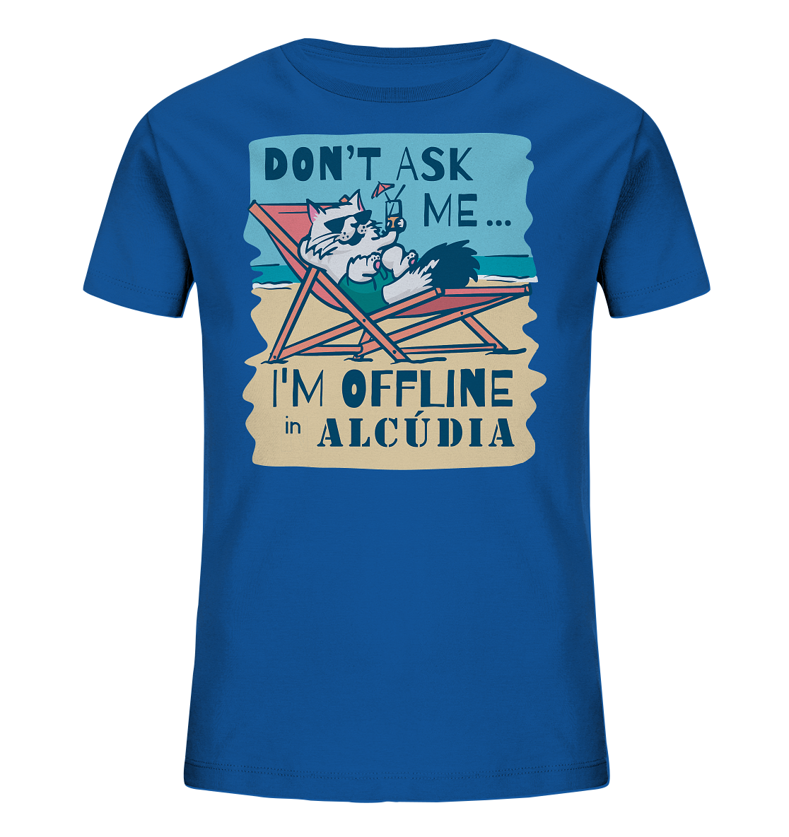 Don't ask me... I'm offline • Kids Organic Shirt