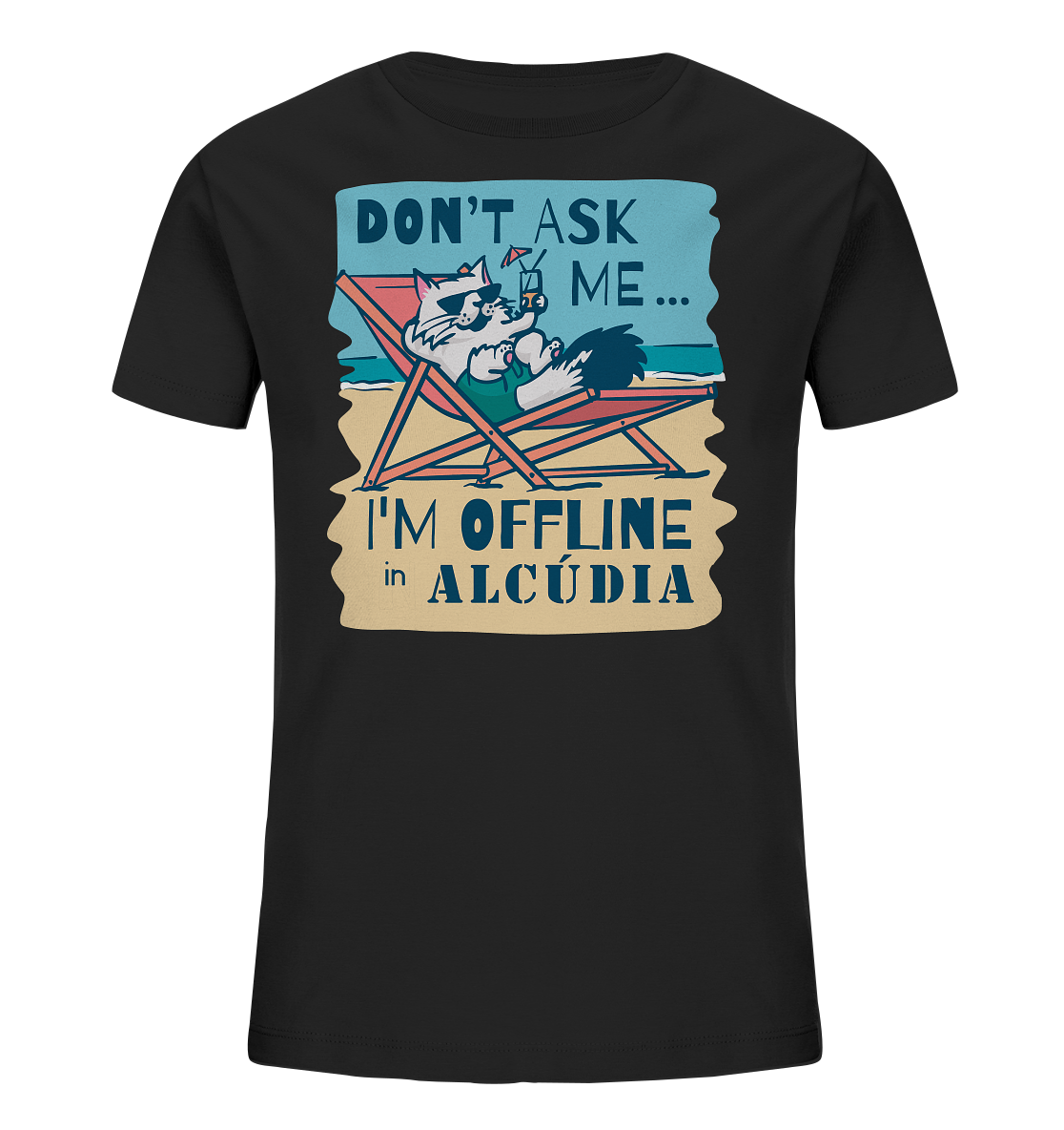 Don't ask me... I'm offline • Kids Organic Shirt