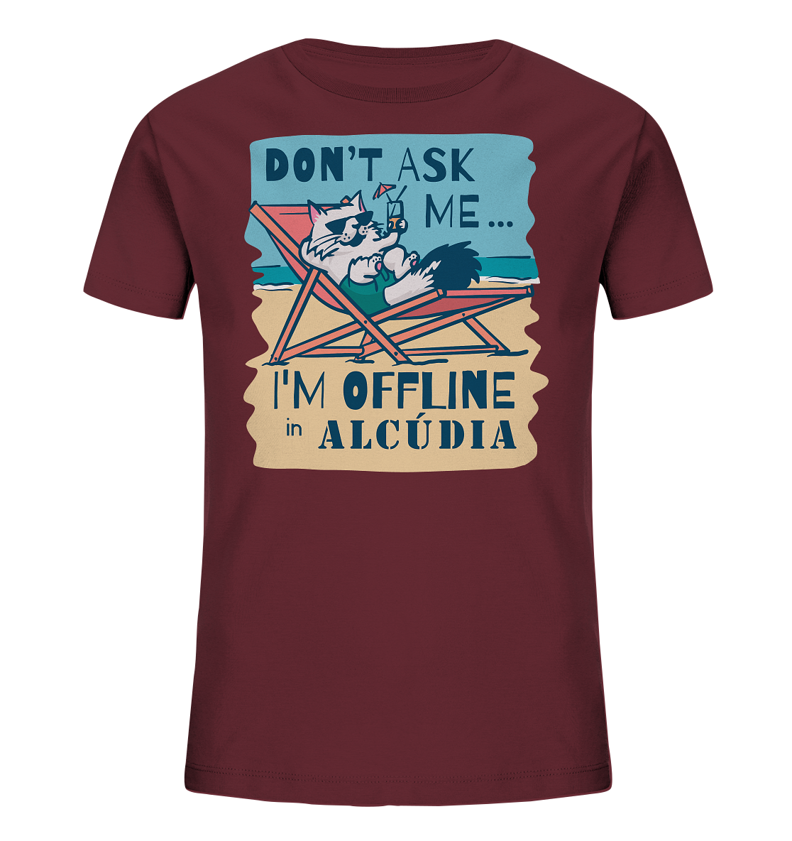 Don't ask me... I'm offline • Kids Organic Shirt