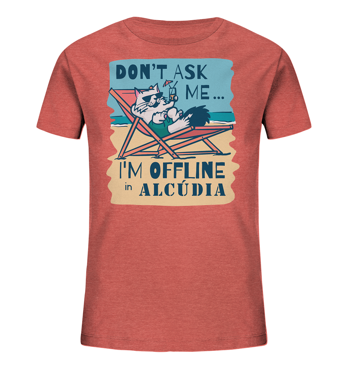 Don't ask me... I'm offline • Kids Organic Shirt