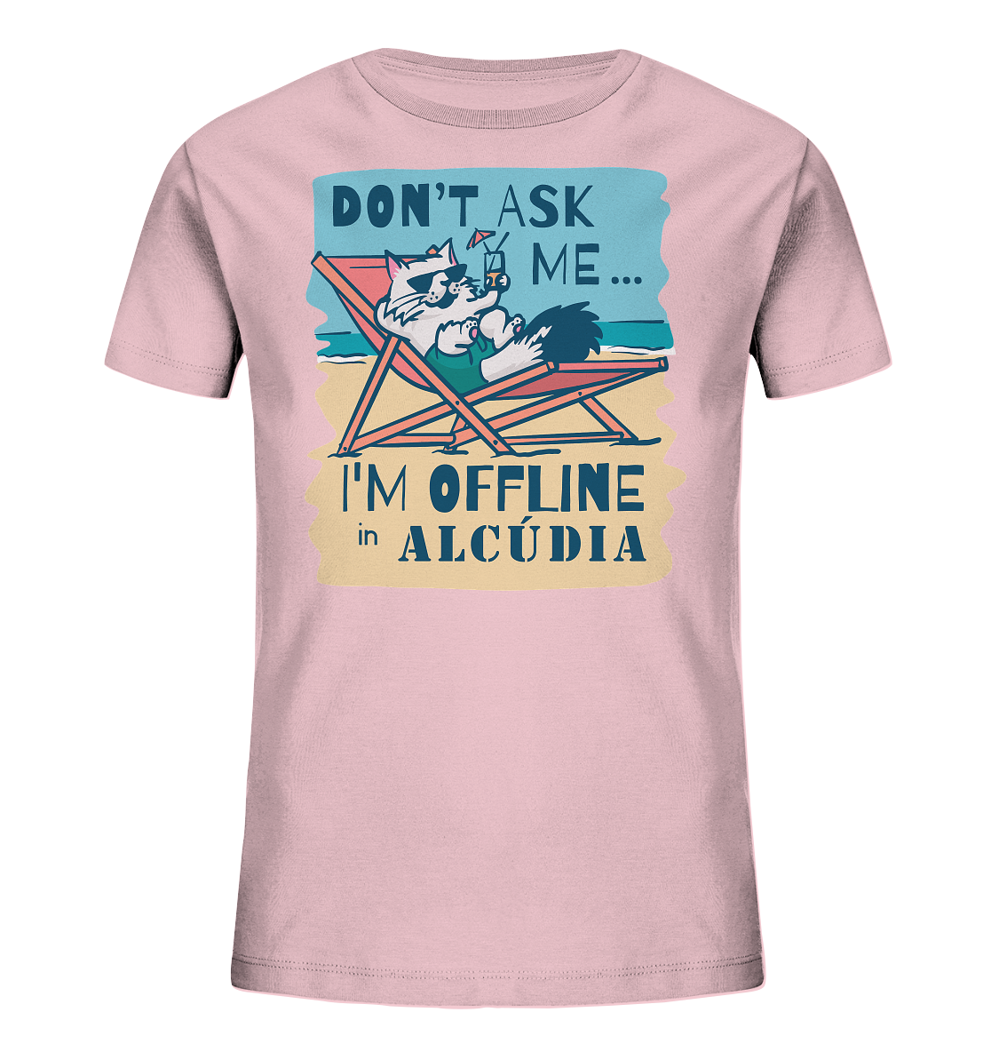 Don't ask me... I'm offline • Kids Organic Shirt