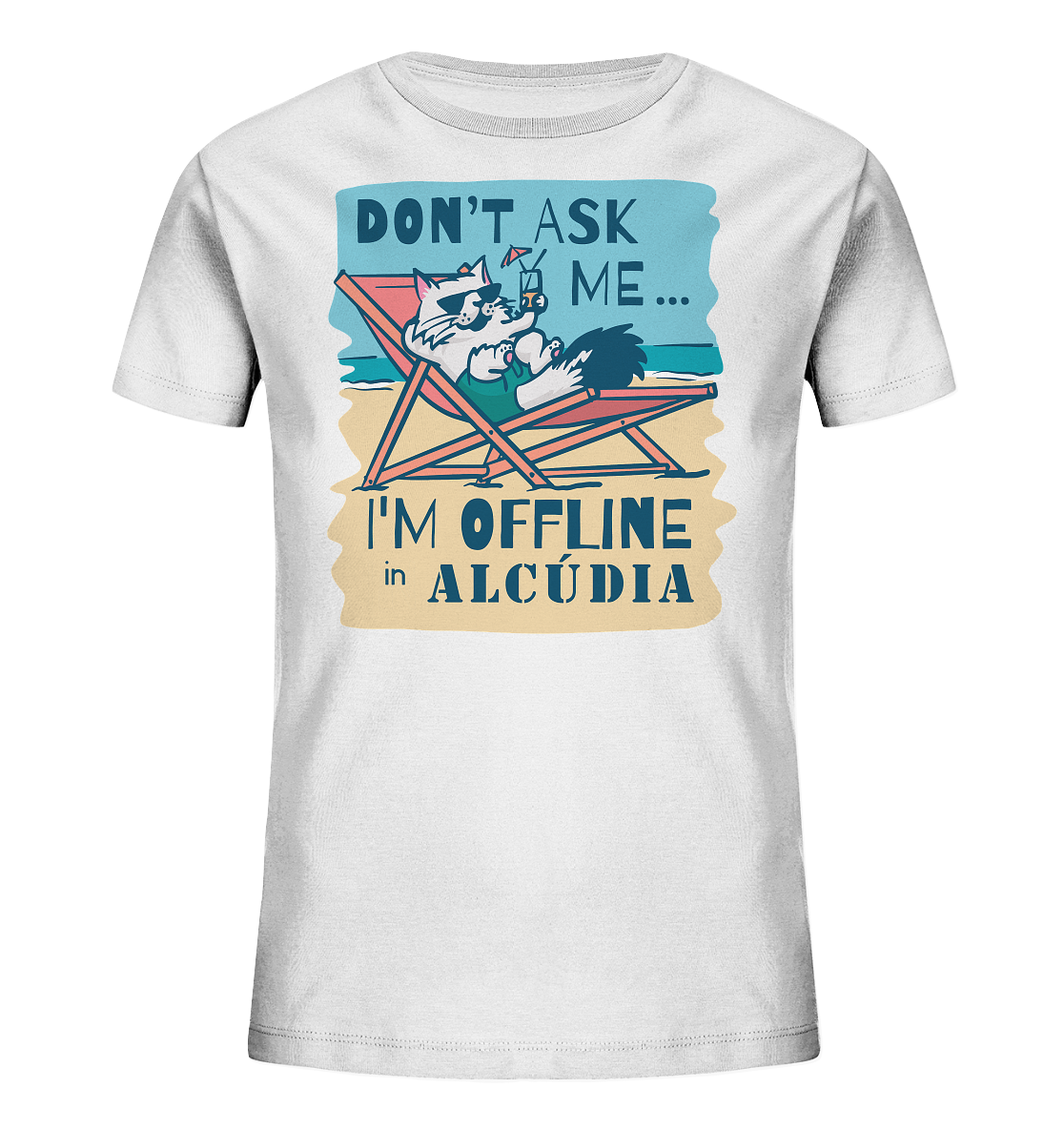 Don't ask me... I'm offline • Kids Organic Shirt