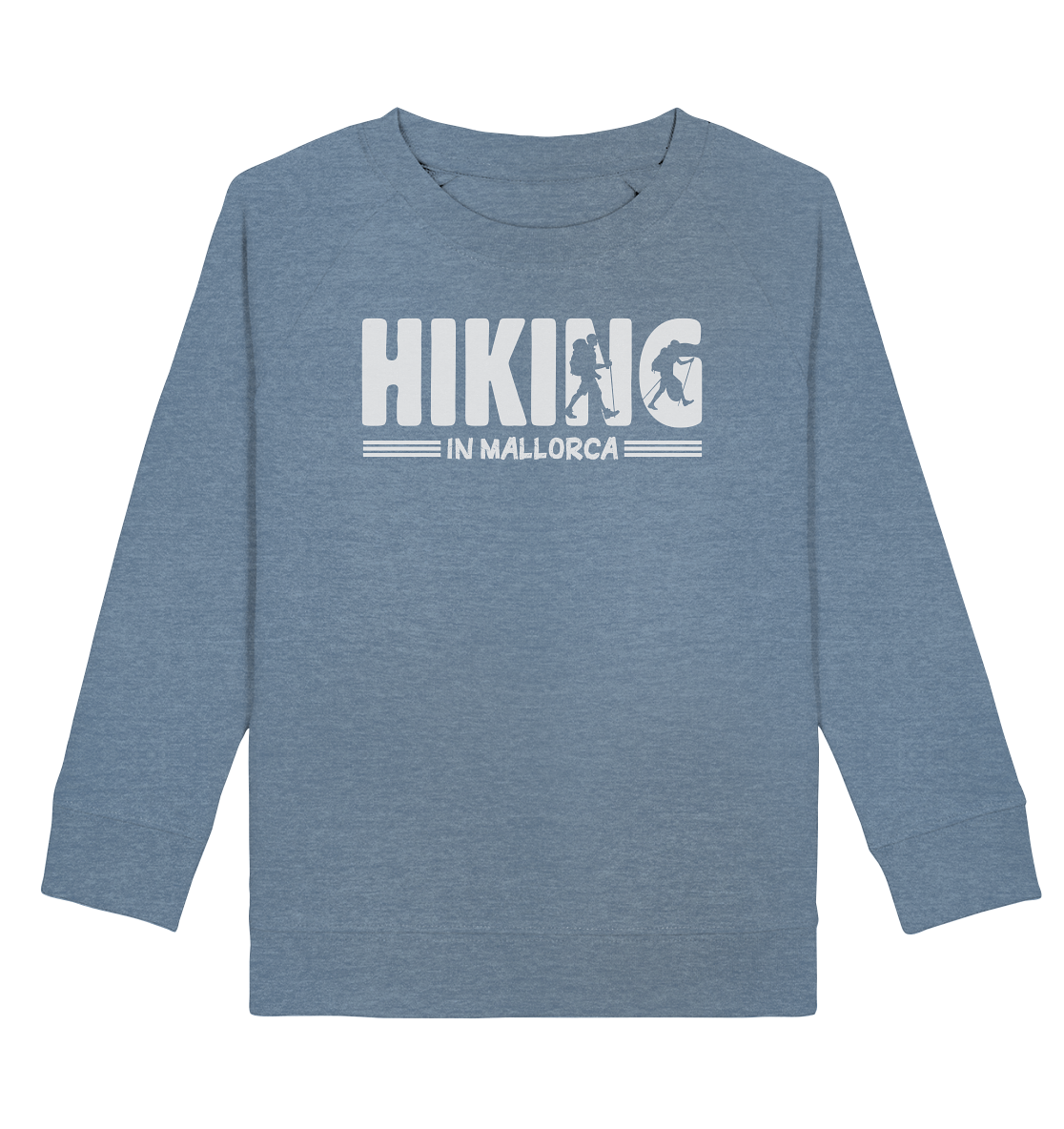 Hiking in Mallorca • Kids Organic Sweatshirt