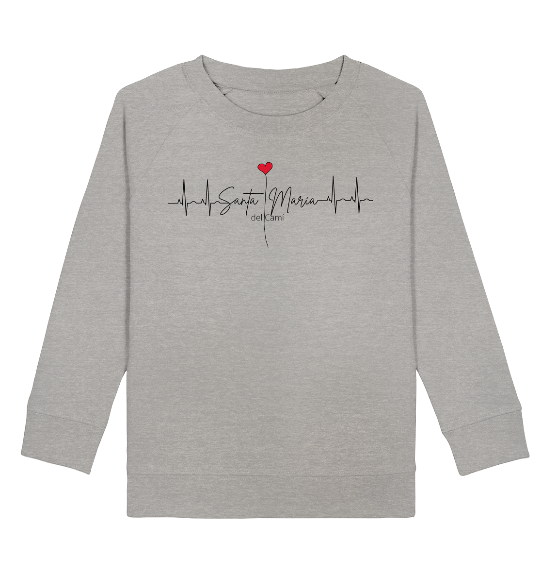 EKG Herz •  Kids Organic Sweatshirt
