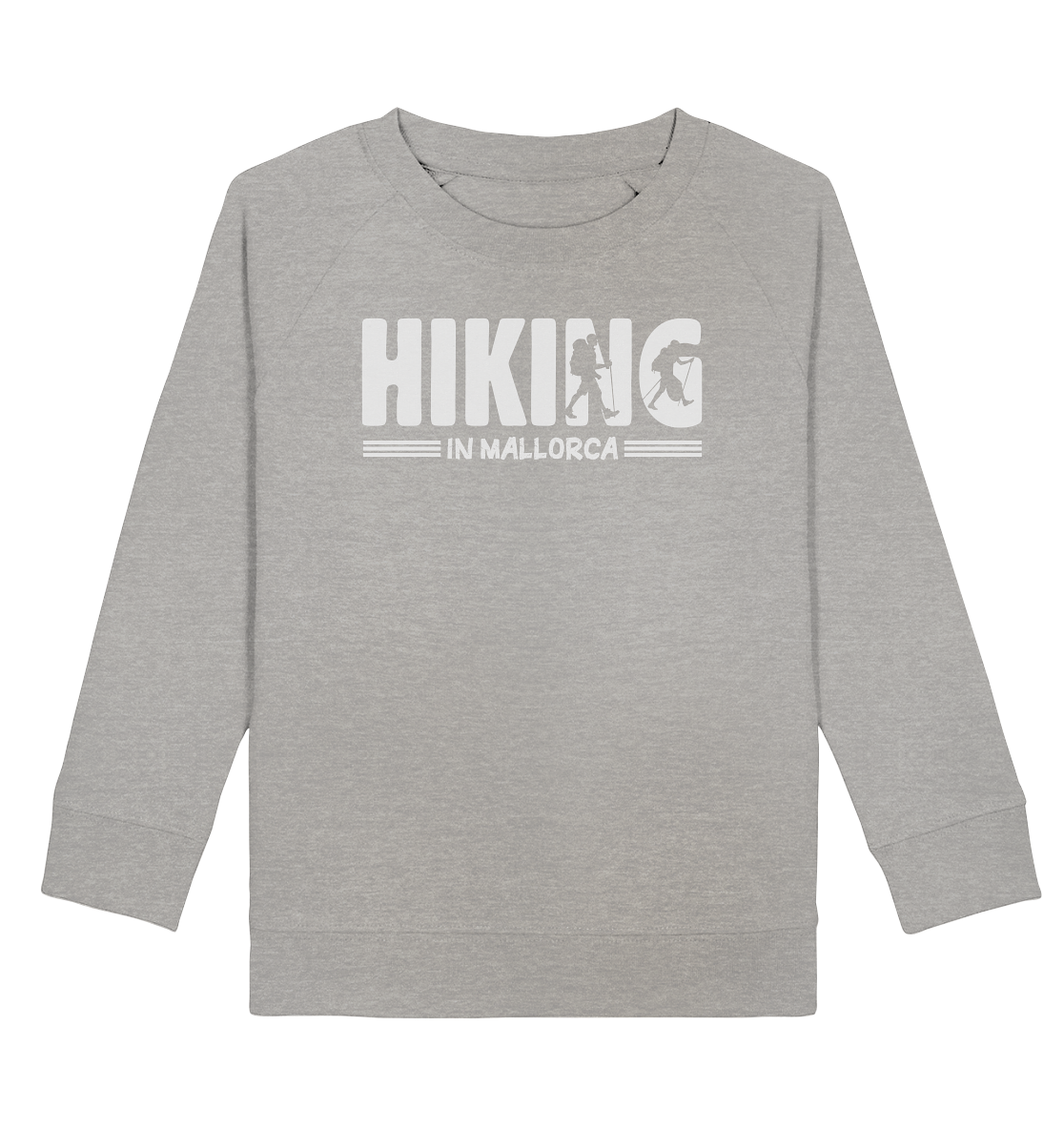 Hiking in Mallorca • Kids Organic Sweatshirt