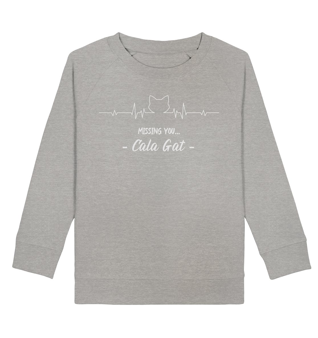 Missing you 'Cala Gat' (Winter Edition) • Kids Organic Sweatshirt