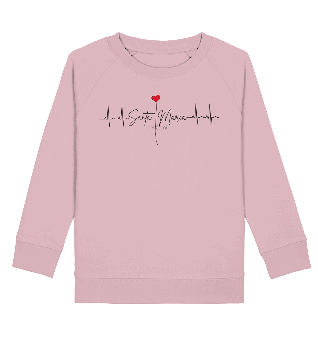 EKG Herz •  Kids Organic Sweatshirt