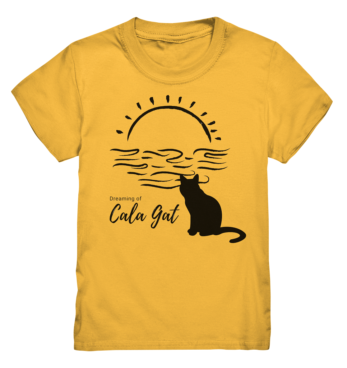 Dreaming of Cala Gat (negro) - Kids Premium Shirt