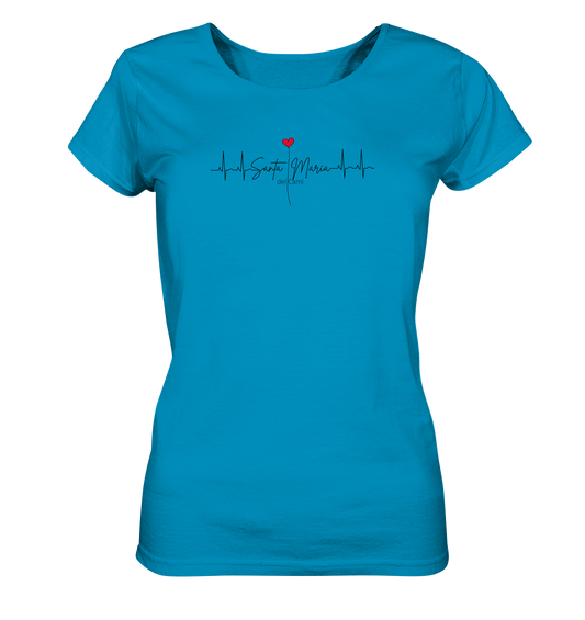 EKG-Herz Organic Shirt • Chica • Personalisierbar!