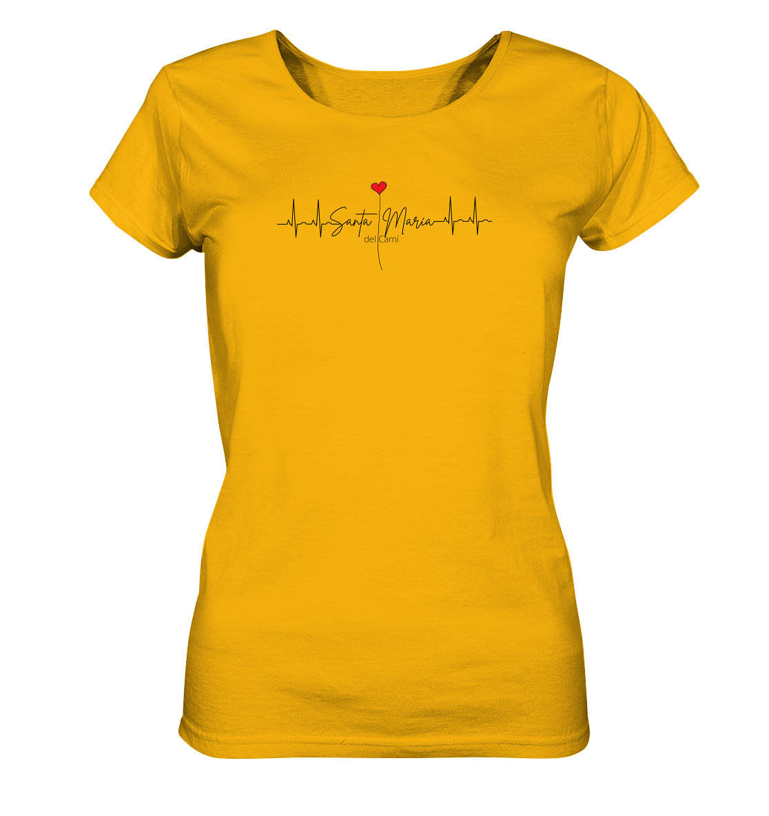 EKG-Herz Organic Shirt • Chica • Personalisierbar!