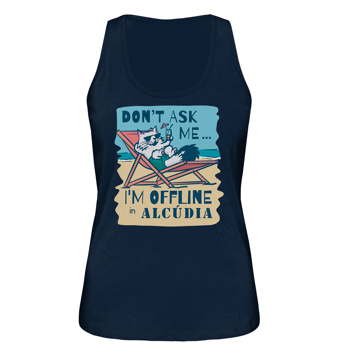 Don't ask me... I'm offline •  Organic Tank-Top