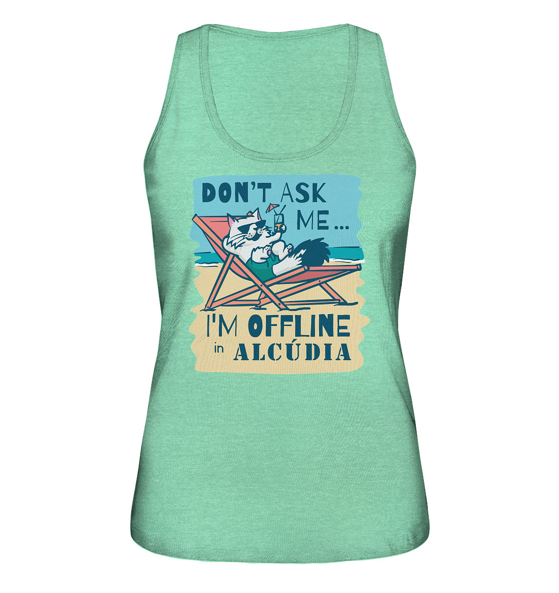 Don't ask me... I'm offline •  Organic Tank-Top