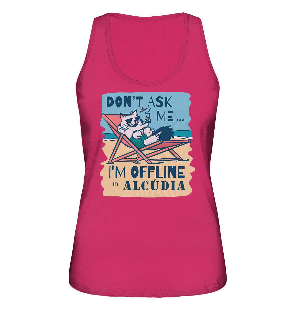 Don't ask me... I'm offline •  Organic Tank-Top