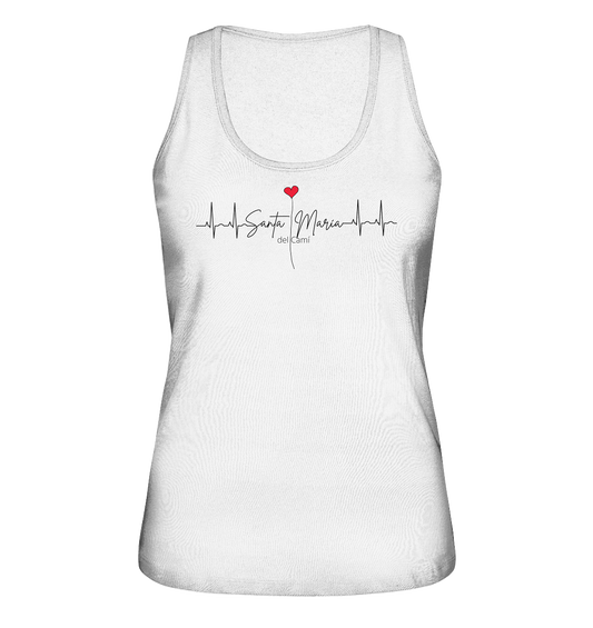 EKG-Herz • Organic Tank Top • Chica • Personalisierbar