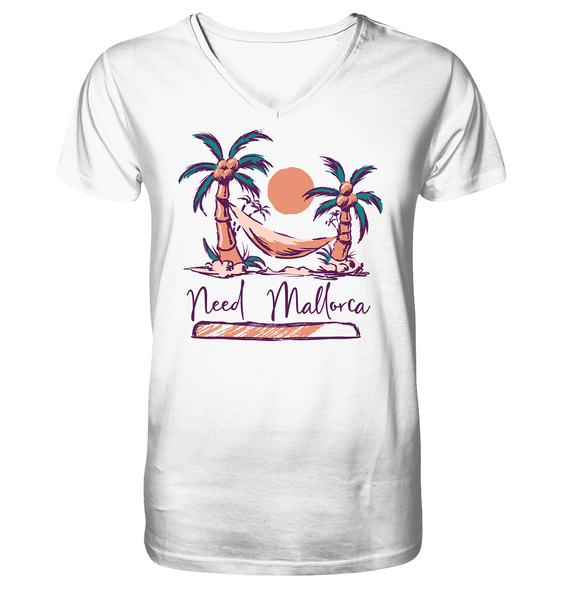Need Mallorca • Organic V-Neck Shirt