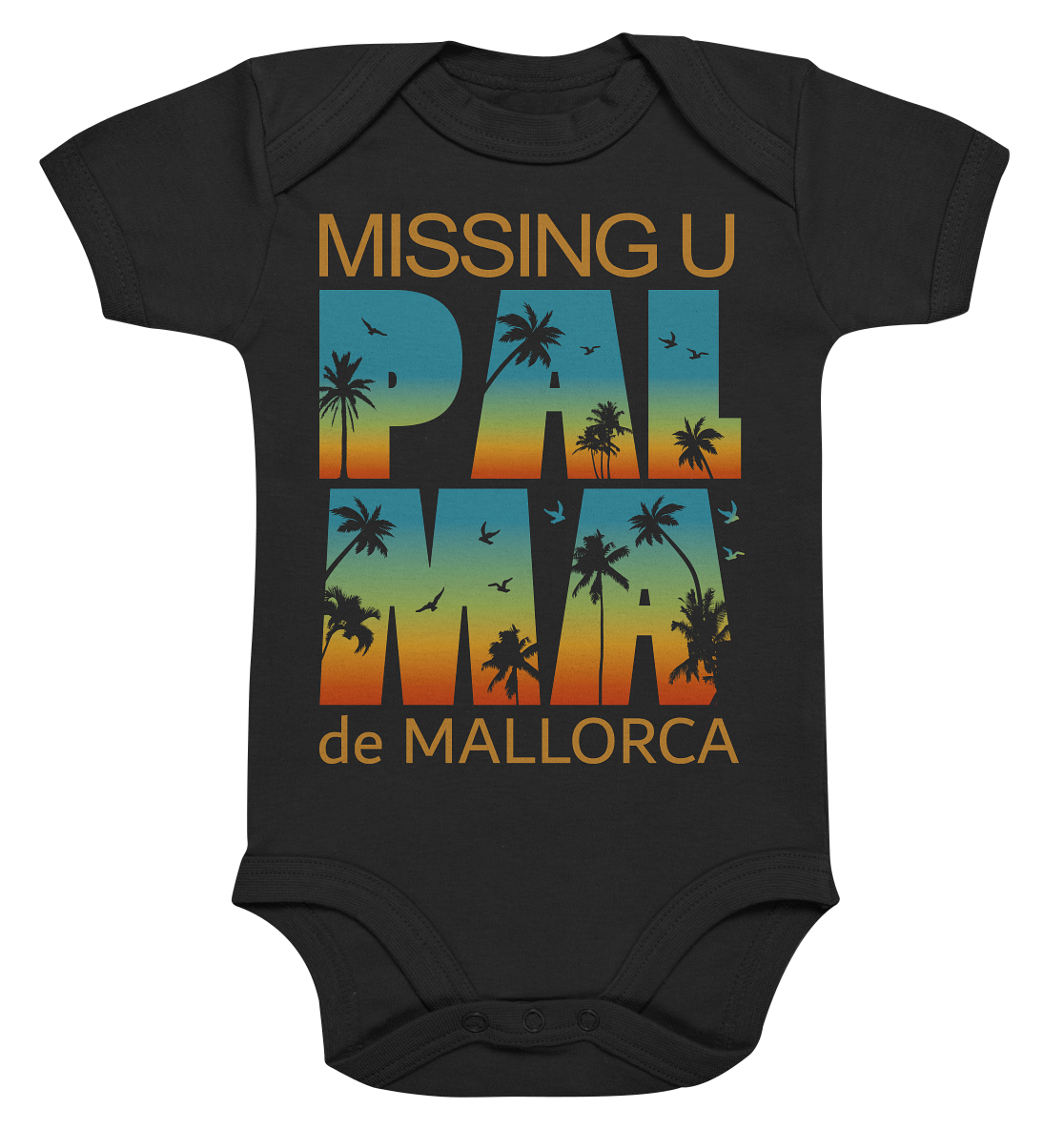 Missing Palma de Mallorca • Organic Baby Bodysuite