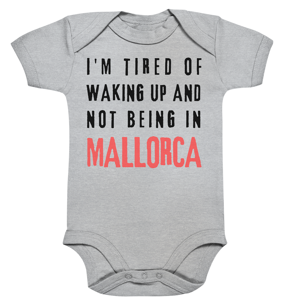 Wake up Mallorca • Organic Baby Bodysuite
