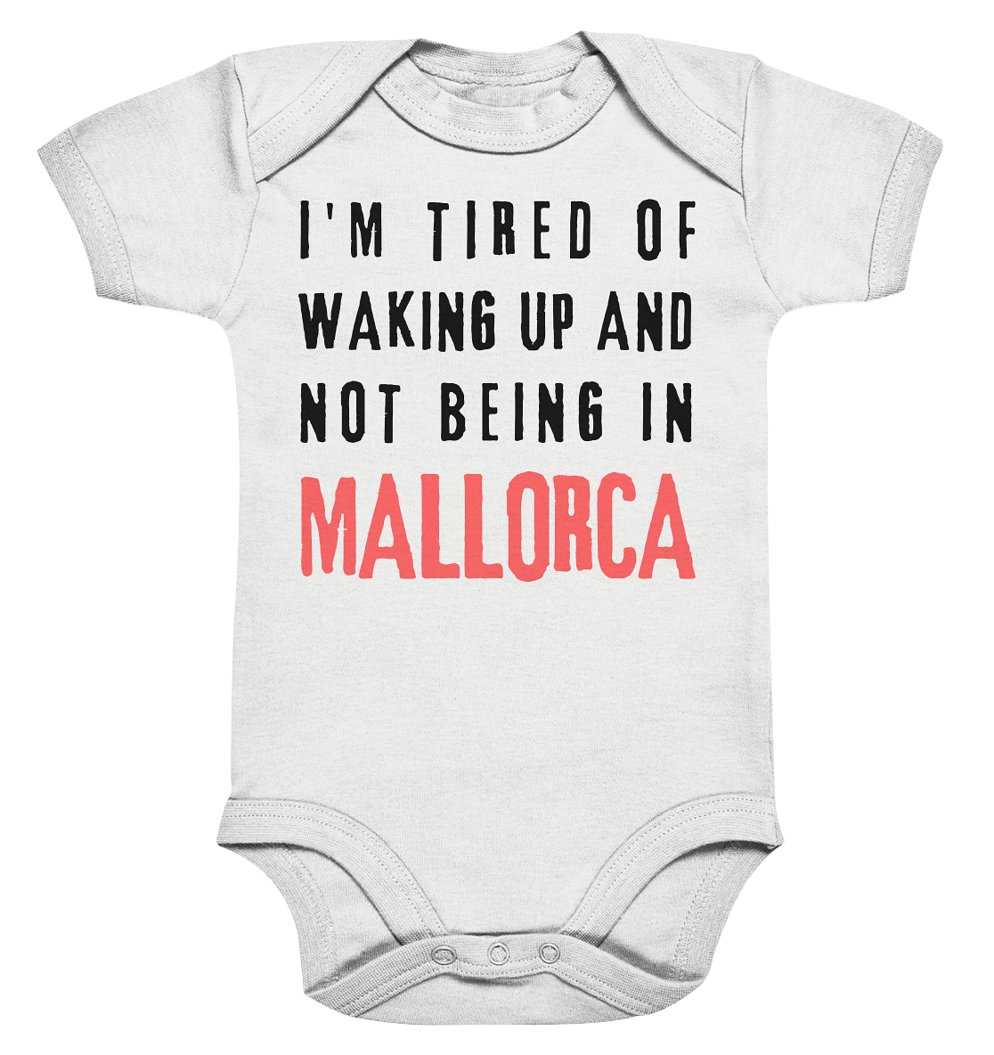 Wake up Mallorca • Organic Baby Bodysuite