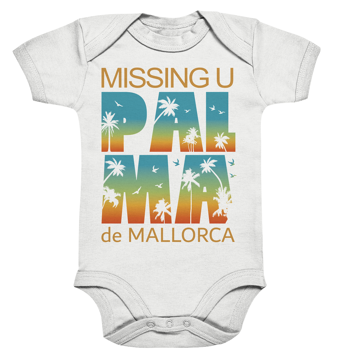 Missing Palma de Mallorca • Organic Baby Bodysuite