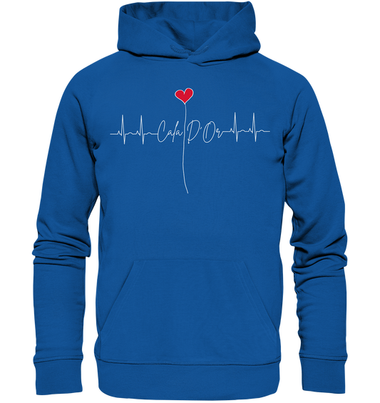 EKG Herz •  Organic Basic Hoodie