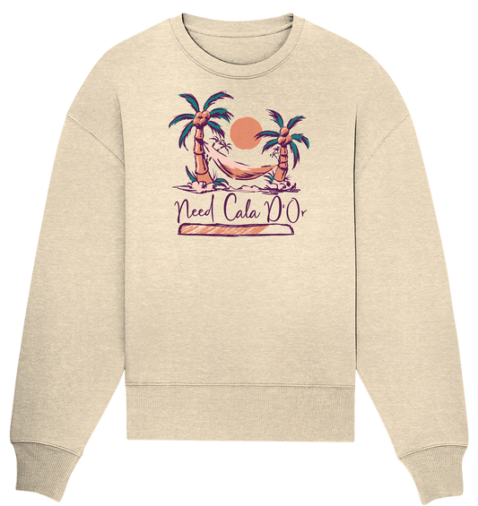Need Mallorca • Organic Oversize Sweatshirt • Personalisierbar!