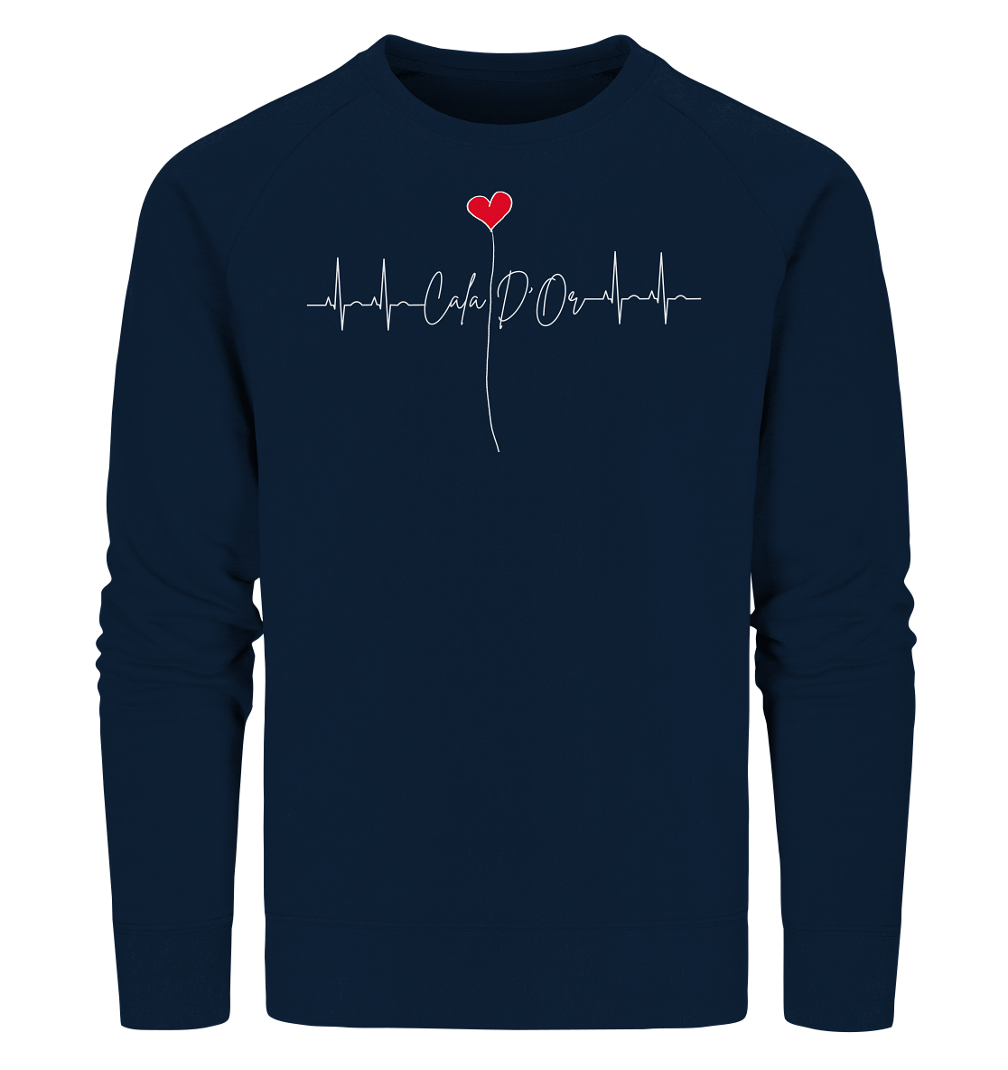 EKG Herz • Organic Sweatshirt • Chico