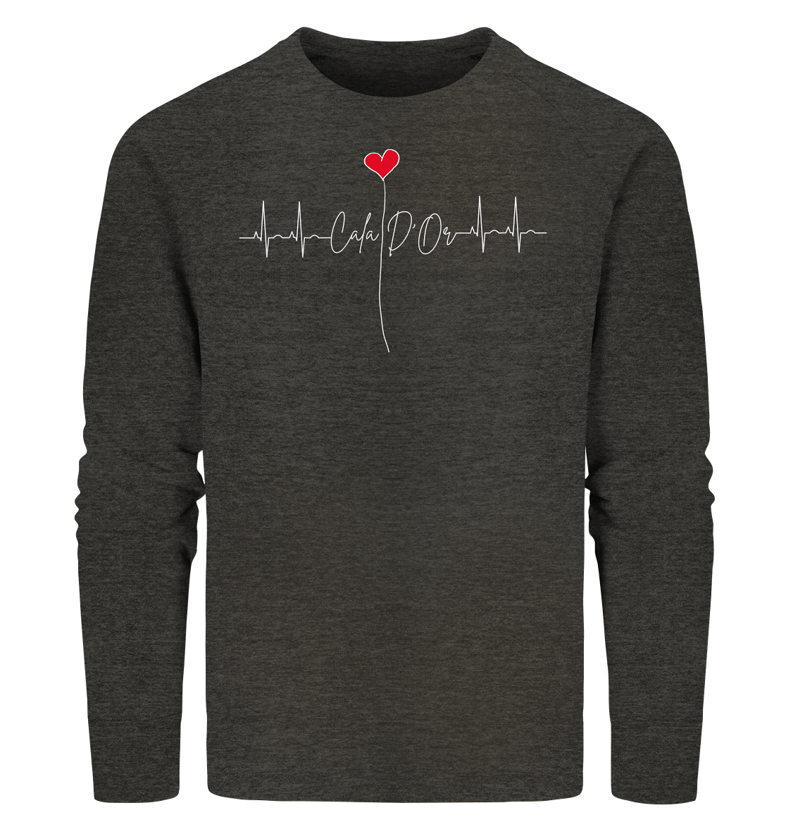 EKG Herz • Organic Sweatshirt • Chico