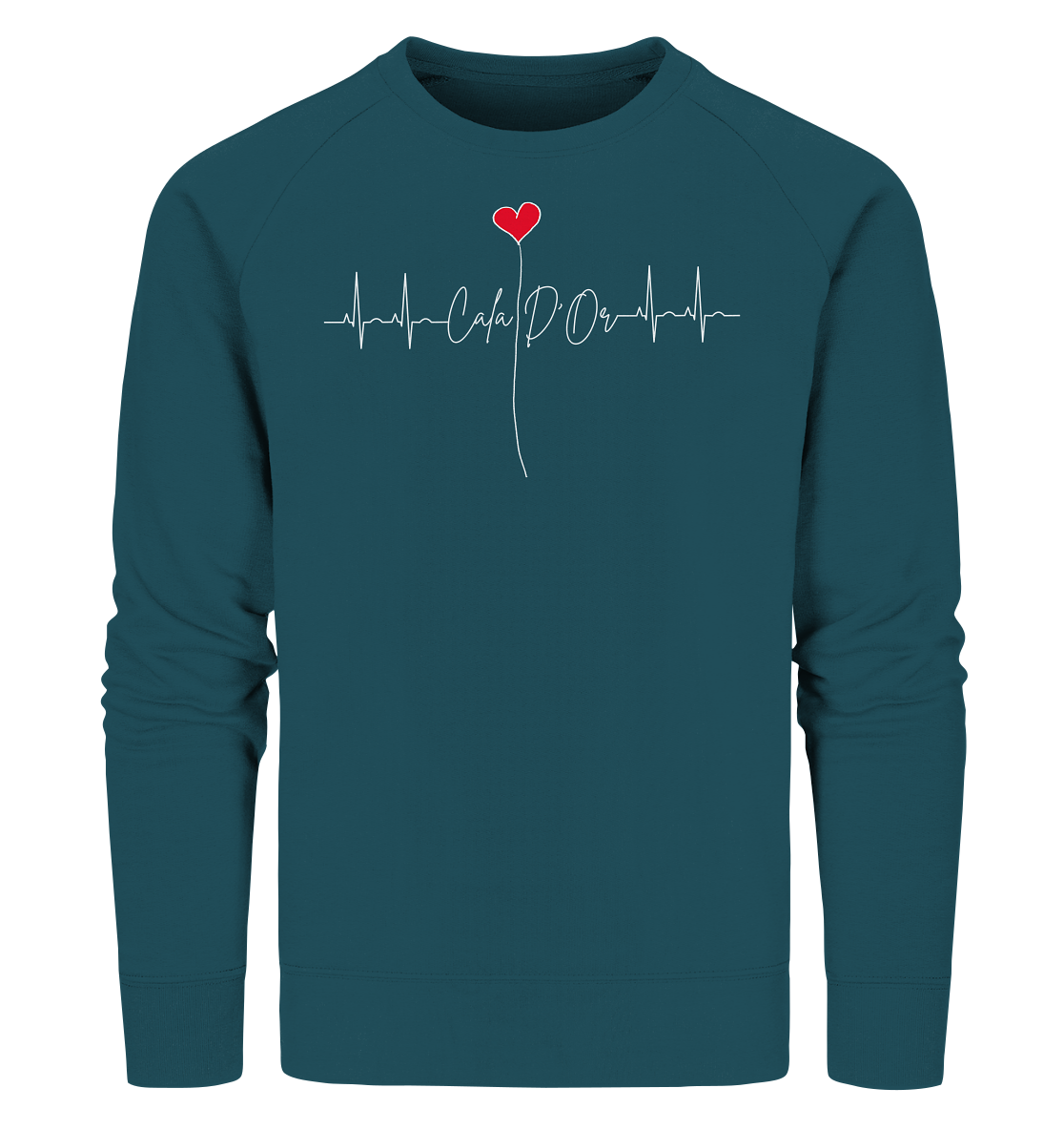 EKG Herz • Organic Sweatshirt • Chico