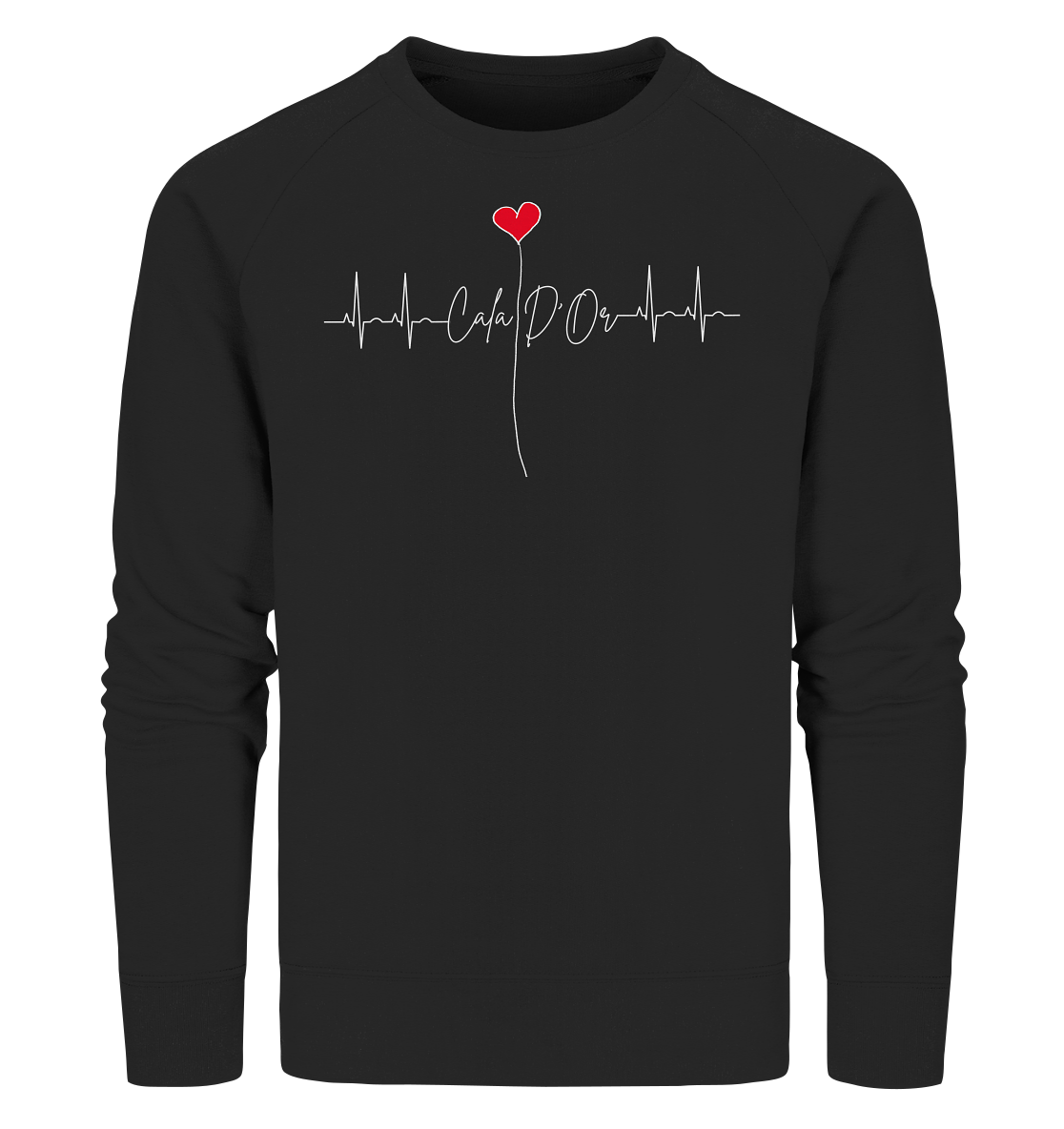 EKG Herz • Organic Sweatshirt • Chico