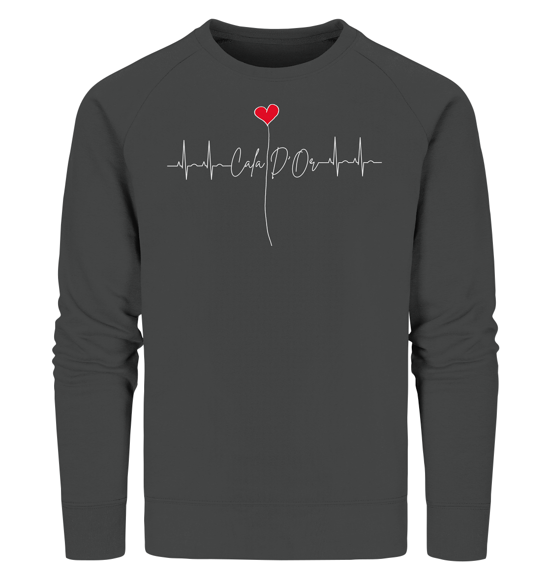 EKG Herz • Organic Sweatshirt • Chico