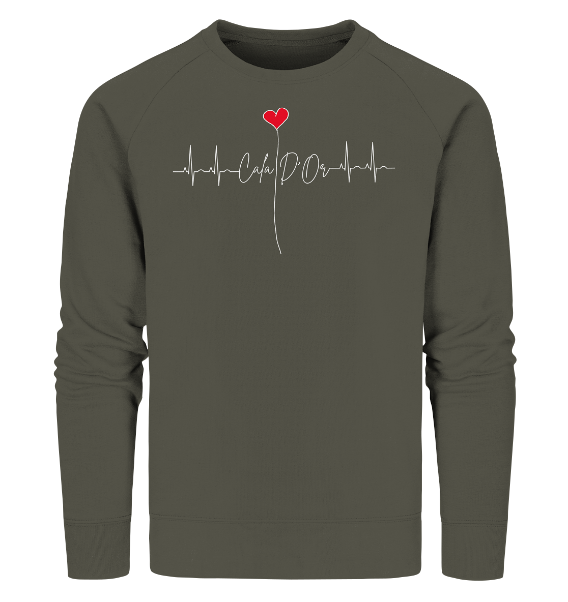 EKG Herz • Organic Sweatshirt • Chico