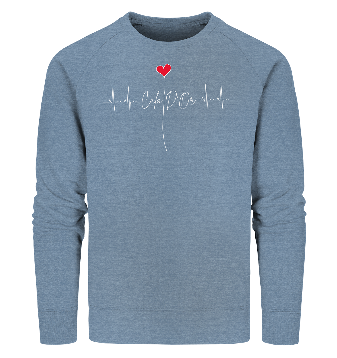 EKG Herz • Organic Sweatshirt • Chico