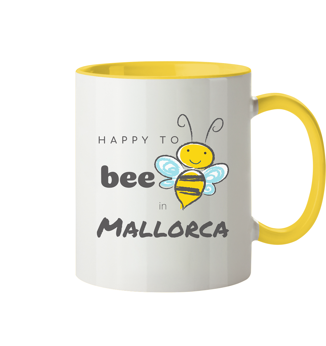 Happy to bee  • Tasse zweifarbig